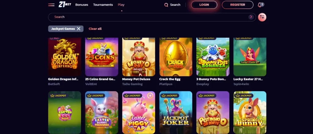 Progressive Jackpots for Huge Prizes